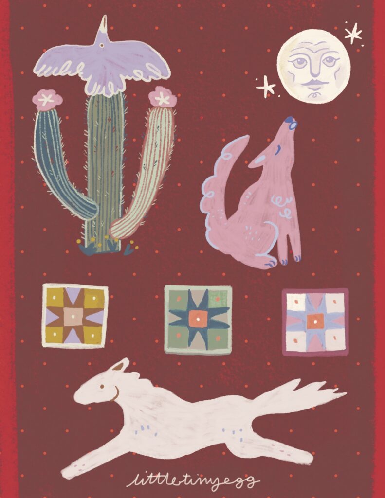 Tiny Little Egg art by Kristen Vardanega